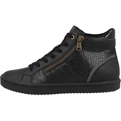 Geox D Blomiee B Femme Baskets, Noir, 37.5 EU Geox D Blomiee B Femme Baskets, Noir, 37.5 EU