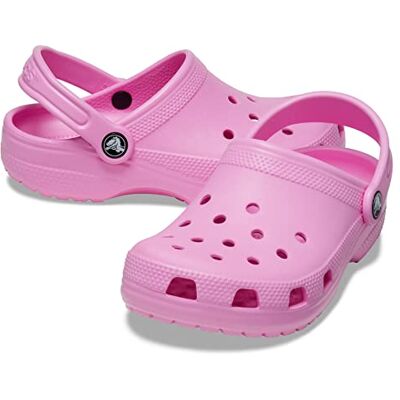 Crocs Classic Clog T Mixte enfant Sabots, Taffy Pink, 22/23 EU Crocs Classic Clog T Mixte enfant Sabots, Taffy Pink, 22/23 EU