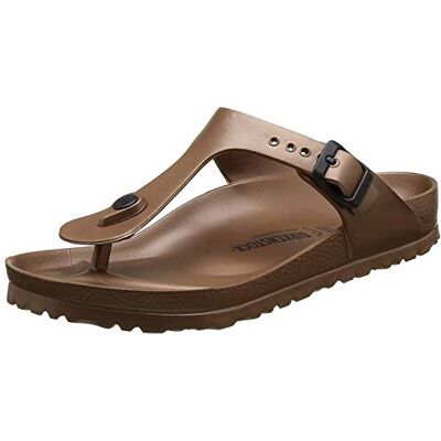 Birkenstock Arizona, Sandales femme, Orange (Metallic Copper/Soft Footbed), 37 EU, Marron Metallic Copper Metallic Copper, 37 EU Étroit Birkenstock Arizona, Sandales femme, Orange (Metallic Copper/Soft Footbed), 37 EU, Marron Metallic Copper Metallic Copper, 37 EU Étroit