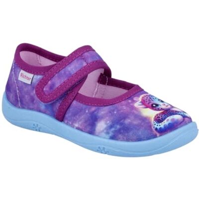 Richter Mia Chaussons pour enfant garçon et fille, violet, 29 UE Richter Mia Chaussons pour enfant garçon et fille, violet, 29 UE