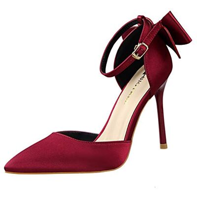 Life&Women Chaussure Mode Escarpin Stiletto Femme Dégradé de Couleur Talon Haut Aiguille Sexy Talon Aiguille 10CM Mariage Club Soirée, Rouge, 43 EU Life&Women Chaussure Mode Escarpin Stiletto Femme Dégradé de Couleur Talon Haut Aiguille Sexy Talon Aiguille 10CM Mariage Club Soirée, Rouge, 43 EU