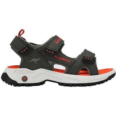 KangaROOS K-as Ture Sandales unisexes pour enfant, Flamme olive., 28 EU KangaROOS K-as Ture Sandales unisexes pour enfant, Flamme olive., 28 EU