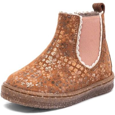 Bisgaard Baskets Siggi Lamb unisexes pour enfant, Fleur marron, 25 EU Bisgaard Baskets Siggi Lamb unisexes pour enfant, Fleur marron, 25 EU