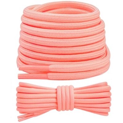 Stepace 2 Paires Lacets Ronds 4,5 mm Lacets Renforcés et Résistants pour Bottines, Chaussures de Randonnée, Chaussures de Travail, Chaussures de Marche Neon Orange 140 Stepace 2 Paires Lacets Ronds 4,5 mm Lacets Renforcés et Résistants pour Bottines, Chaussures de Randonnée, Chaussures de Travail, Chaussures de Marche Neon Orange 140