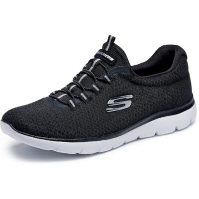 Skechers - Summits Sneaker - Noir/Blanc - 6W - Chaussures Skechers - Summits Sneaker - Noir/Blanc - 6W - Chaussures