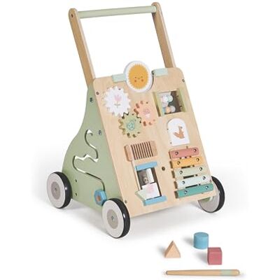 ms BabyWorld Montessori Maxi Déambulateur en bois pour bébé Jouets et activités Pour premiers pas Dès 12 mois ms BabyWorld Montessori Maxi Déambulateur en bois pour bébé Jouets et activités Pour premiers pas Dès 12 mois