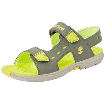 Timberland Sandales Moss Jump 2 Strap (Toddler) unisexes pour enfant, vert foncé, 23 EU Timberland Sandales Moss Jump 2 Strap (Toddler) unisexes pour enfant, vert foncé, 23 EU