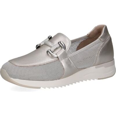 CAPRICE 9-24536-42 Pantoufles pour femme, platine, MET.CO, 37 EU CAPRICE 9-24536-42 Pantoufles pour femme, platine, MET.CO, 37 EU