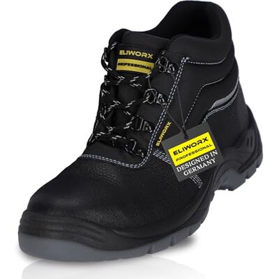 ELIWORX Chaussures de sécurité S3 SR Terra High pour homme Avec embout en acier Respirantes Semelle intermédiaire anti-perforation en acier Particulièrement antidérapantes Œillets renforcés ELIWORX Chaussures de sécurité S3 SR Terra High pour homme Avec embout en acier Respirantes Semelle intermédiaire anti-perforation en acier Particulièrement antidérapantes Œillets renforcés