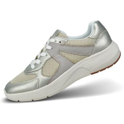 bugatti Baskets basses à lacets pour femme, Beige doré., 38 EU bugatti Baskets basses à lacets pour femme, Beige doré., 38 EU