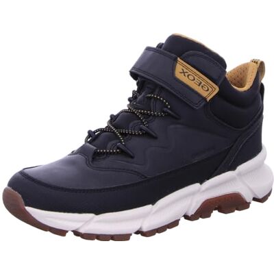 Geox J Flexyper Plus Boy Ankle Boot, Black Dk Yellow., 30 EU Geox J Flexyper Plus Boy Ankle Boot, Black Dk Yellow., 30 EU