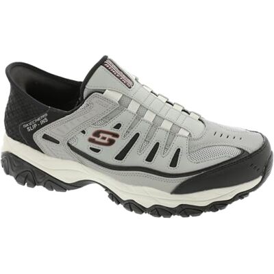 Skechers Afterburn M. Fit Ridgeburn Mocassins mains libres pour homme, Noir/gris, 11 UK X-Wide Skechers Afterburn M. Fit Ridgeburn Mocassins mains libres pour homme, Noir/gris, 11 UK X-Wide
