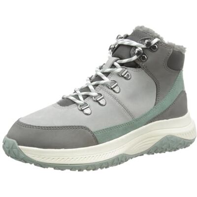Geox Baskets D Oliviera + Grip C pour femme, Lt Grey Dk Stone, 35 EU Geox Baskets D Oliviera + Grip C pour femme, Lt Grey Dk Stone, 35 EU
