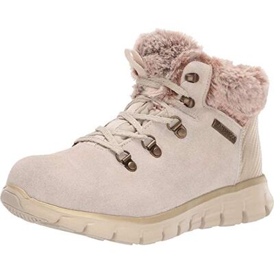 Skechers Snergy, Bottes Classiques Femme, Beige Natural Suede Taupe Faux Fur Nat, 38 EU Skechers Snergy, Bottes Classiques Femme, Beige Natural Suede Taupe Faux Fur Nat, 38 EU