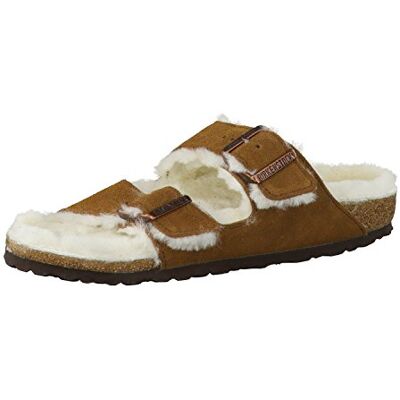 Birkenstock Sandales Arizona SFB pour femme en daim Rouge terre, Vison marron., 37.5 EU Birkenstock Sandales Arizona SFB pour femme en daim Rouge terre, Vison marron., 37.5 EU
