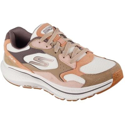 Skechers Baskets Go Run Consistent 2.0 Retro StrideSneaker pour femme, Bordure en daim marron clair, 38 EU Skechers Baskets Go Run Consistent 2.0 Retro StrideSneaker pour femme, Bordure en daim marron clair, 38 EU