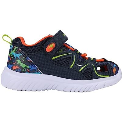 KangaROOS Ki-fastlite Ev Sandales unisexes pour enfant, Dk Navy Dino Multi, 21 EU KangaROOS Ki-fastlite Ev Sandales unisexes pour enfant, Dk Navy Dino Multi, 21 EU