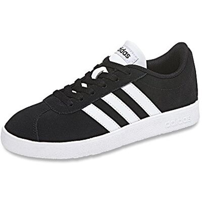 adidas VL Court 2.0 K, Chaussures de Sport Unisexe Enfants, Noir (Negbas Ftwbla 000), 29 EU adidas VL Court 2.0 K, Chaussures de Sport Unisexe Enfants, Noir (Negbas Ftwbla 000), 29 EU