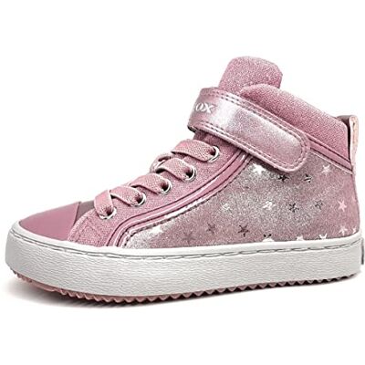 Geox J Kalispera Girl Fille Baskets, Dk Pink, 26 EU Geox J Kalispera Girl Fille Baskets, Dk Pink, 26 EU