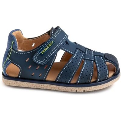 Pablosky Quizz 055223 Sandales, bleu, 23 EU large Pablosky Quizz 055223 Sandales, bleu, 23 EU large