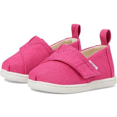 TOMS Mocassins plats classiques Alpargata pour fille, Toile Heritage Fuchsia, 37.5 EU TOMS Mocassins plats classiques Alpargata pour fille, Toile Heritage Fuchsia, 37.5 EU