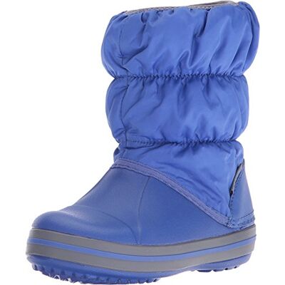 Crocs Mixte Enfant Winter Puff Boot Bottes de Neige, Cerulean Blue Light Grey, 25/26 EU Crocs Mixte Enfant Winter Puff Boot Bottes de Neige, Cerulean Blue Light Grey, 25/26 EU