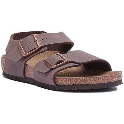 Birkenstock New York, Bride Arrière, Marron Mocca, 35 EU Birkenstock New York, Bride Arrière, Marron Mocca, 35 EU