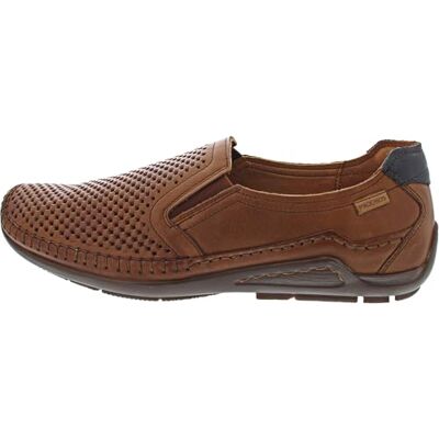 Pikolinos Mocassins en cuir modèle Azores pour homme, Brandy, 44 EU Pikolinos Mocassins en cuir modèle Azores pour homme, Brandy, 44 EU