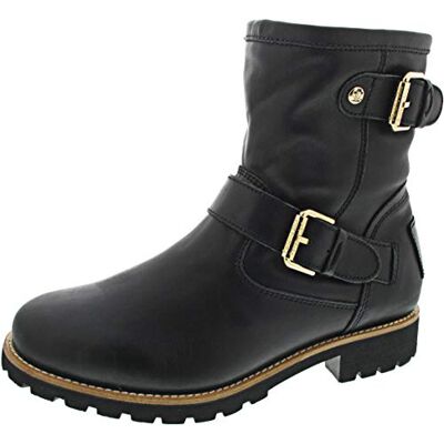 Panama Jack Felina Igloo Trav Moto Bateau pour femme, Noir, 36 EU Panama Jack Felina Igloo Trav Moto Bateau pour femme, Noir, 36 EU