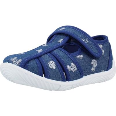 Chicco Pantoufle À Velcro Mixte enfant, Bleu (4), 21 EU, Design en Italie Chicco Pantoufle À Velcro Mixte enfant, Bleu (4), 21 EU, Design en Italie