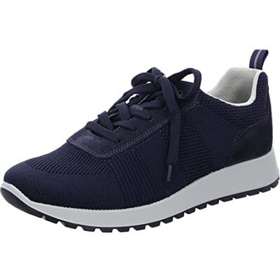 ARA Matteo, Baskets pour femme, bleu, 45 EU large ARA Matteo, Baskets pour femme, bleu, 45 EU large