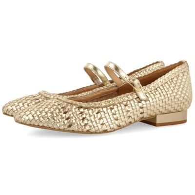 GIOSEPPO Ballerines Merceditas Tressé Cuir Skalica, Platine, 37 EU GIOSEPPO Ballerines Merceditas Tressé Cuir Skalica, Platine, 37 EU