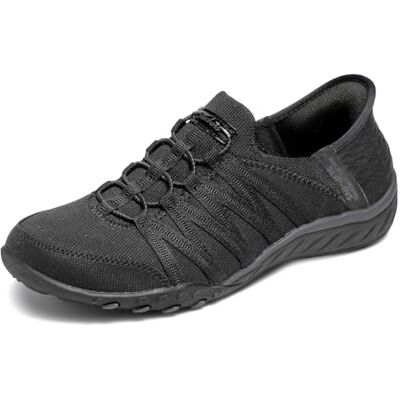 Skechers Breathe-easy Roll-with-me BasketFemme Confort décontracté moderne, à enfiler, coupe décontractée, mousse à mémoire de forme refroidie par air, lavable en machine Skechers Breathe-easy Roll-with-me BasketFemme Confort décontracté moderne, à enfiler, coupe décontractée, mousse à mémoire de forme refroidie par air, lavable en machine