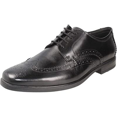 Clarks Howard Wing Brogue pour homme, Noir, 39.5 EU Clarks Howard Wing Brogue pour homme, Noir, 39.5 EU