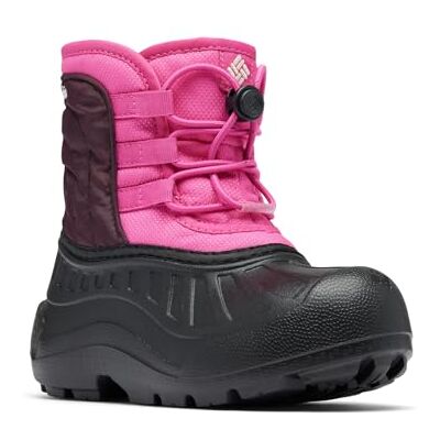 Columbia Bottes de neige unisexes à lacets Powderbug Snowlite pour enfant, Pink Ice Moonvista, 31 EU Columbia Bottes de neige unisexes à lacets Powderbug Snowlite pour enfant, Pink Ice Moonvista, 31 EU
