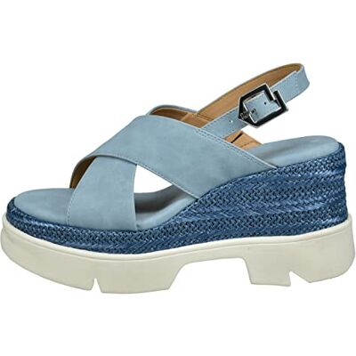 BAGATT Sandales Trish Slide pour femme, bleu clair, 39 EU BAGATT Sandales Trish Slide pour femme, bleu clair, 39 EU
