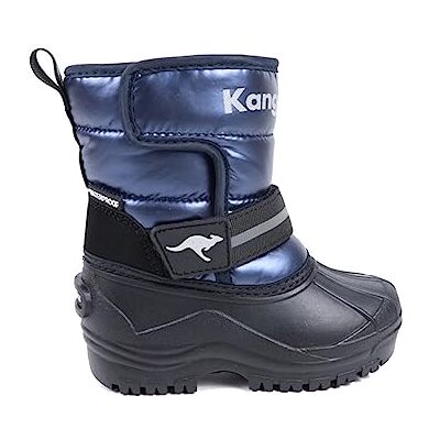 KangaROOS K-Shell II Métallique, Bottes Garçon, Gris Métallisé, 35 EU KangaROOS K-Shell II Métallique, Bottes Garçon, Gris Métallisé, 35 EU