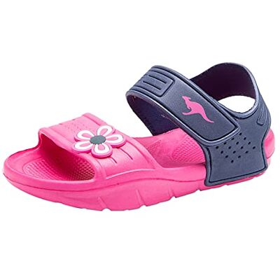 KangaROOS Kangaswim II, Sandale Mixte Enfant, Daisy Pink Dk Navy, 28 EU KangaROOS Kangaswim II, Sandale Mixte Enfant, Daisy Pink Dk Navy, 28 EU
