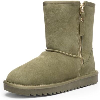 ARA Bottines Alaska pour femme, vert armée, largeur 39 UE, Vert armée, 39 EU large ARA Bottines Alaska pour femme, vert armée, largeur 39 UE, Vert armée, 39 EU large