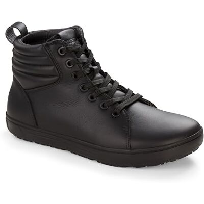 Birkenstock Chaussures à lacets professionnelles Hauteur cheville Classe de protection 02 Résistant à l'huile et à l'essence Antistatique Matériau extérieur en cuir Modèle QO 700 1020881 - Birkenstock Chaussures à lacets professionnelles Hauteur cheville Classe de protection 02 Résistant à l'huile et à l'essence Antistatique Matériau extérieur en cuir Modèle QO 700 1020881 -