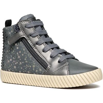Geox J Mirroless Fille J46MNA 0AUAJ C9002 M Baskets gris Geox J Mirroless Fille J46MNA 0AUAJ C9002 M Baskets gris