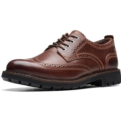 Clarks Batcombe Far Mens Dark Tan Lea, 12 Clarks Batcombe Far Mens Dark Tan Lea, 12