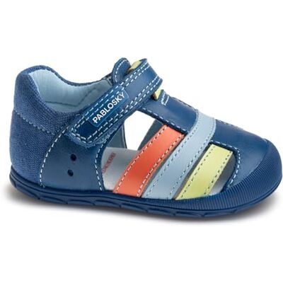 Pablosky Ziggy 049910 Sandales, bleu, 21 EU Ancho Pablosky Ziggy 049910 Sandales, bleu, 21 EU Ancho