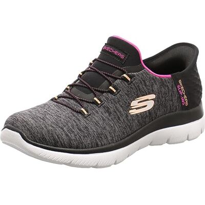 Skechers Summits Baskets à enfiler pour femme Noir/multicolore Pointure 38 Skechers Summits Baskets à enfiler pour femme Noir/multicolore Pointure 38