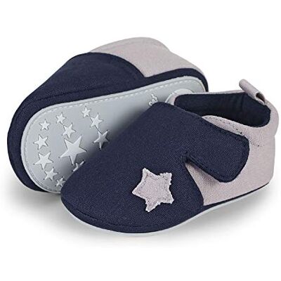 Sterntaler Chaussons Toile Velcro BB, Mocassins (Loafer), Bleu (Marine 2301951), 23/24 EU Sterntaler Chaussons Toile Velcro BB, Mocassins (Loafer), Bleu (Marine 2301951), 23/24 EU