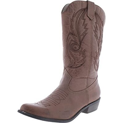 Coconuts by Matisse Gaucho Western Cowgirl Fashion Cowboy Boots for Women, Brown, 7 Coconuts by Matisse Gaucho Western Cowgirl Fashion Cowboy Boots for Women, Brown, 7
