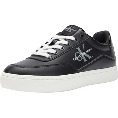 Calvin Baskets basses à lacets classiques pour femme LTH Ml Yw0yw01527, noir, noir, blanc brillant, 39.5 EU Calvin Baskets basses à lacets classiques pour femme LTH Ml Yw0yw01527, noir, noir, blanc brillant, 39.5 EU