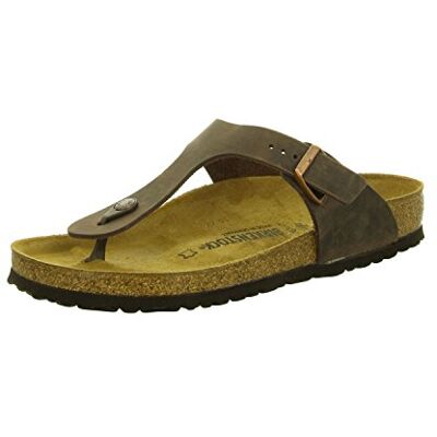 Birkenstock GIZEH Sandales en cuir gras pour femme, Habana, Pointure 37 Birkenstock GIZEH Sandales en cuir gras pour femme, Habana, Pointure 37