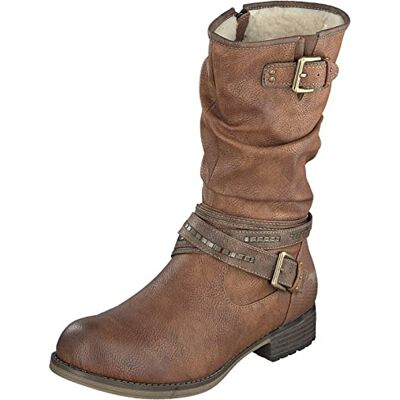 MUSTANG Bottine femme 1139-624, Pointure:37 EU, La couleur:marron MUSTANG Bottine femme 1139-624, Pointure:37 EU, La couleur:marron