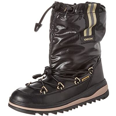 Geox J Adelhide Girl B AB, Bottines Fille, Black Gold, 34 EU Geox J Adelhide Girl B AB, Bottines Fille, Black Gold, 34 EU